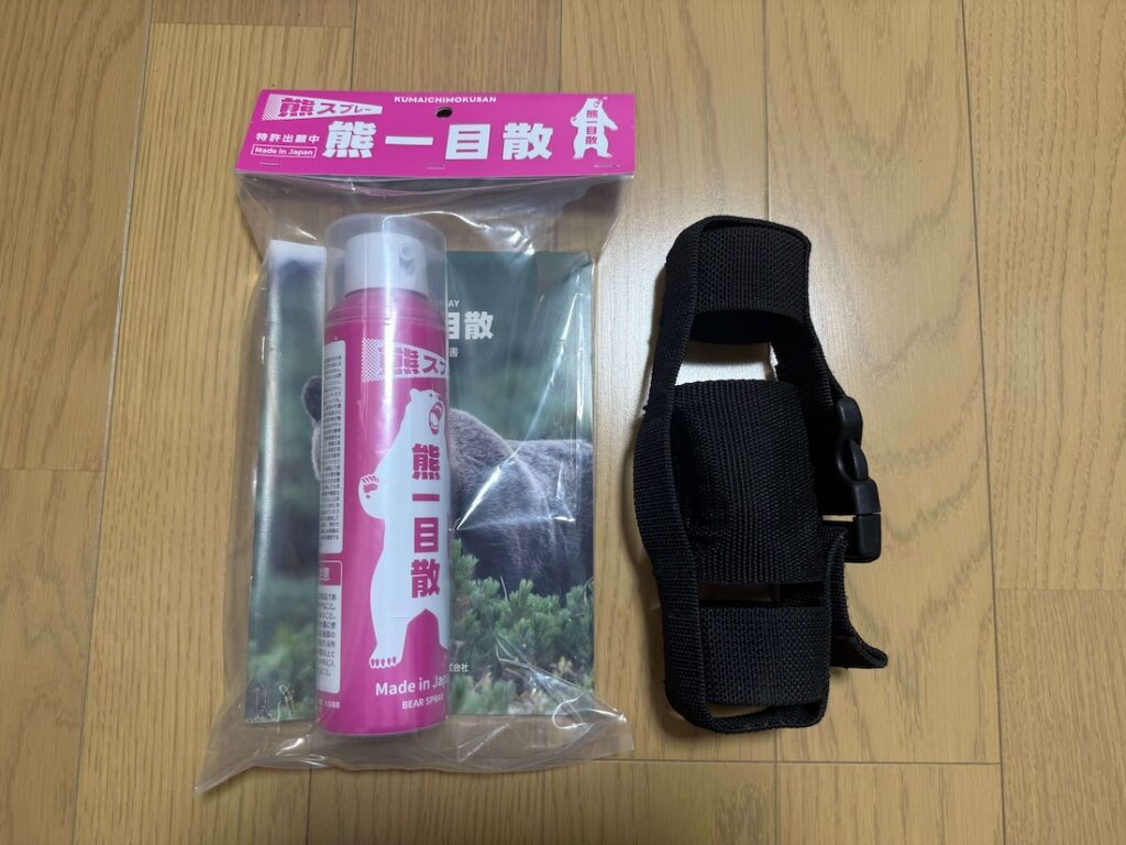 熊一目散の本体・ホルダー・説明書